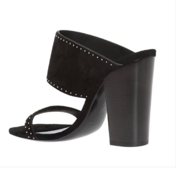 YSL black suede Sandal